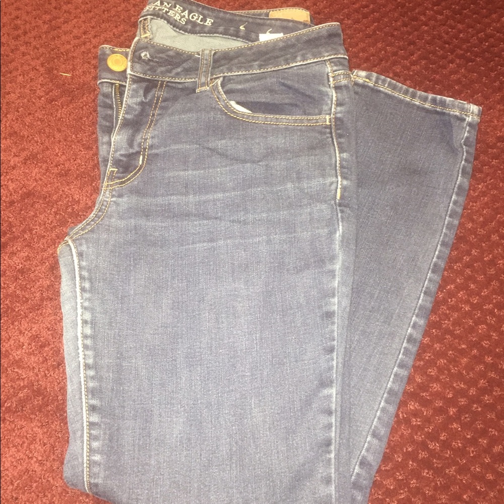 Dark jeans!