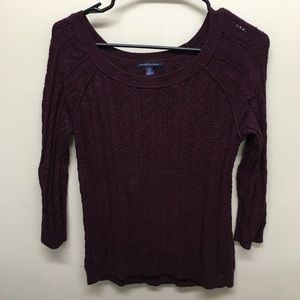 Maroon sweater
