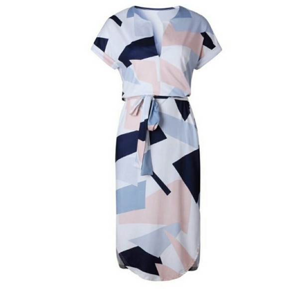 COLOR BLOCK MIDI - Picture 2 of 4