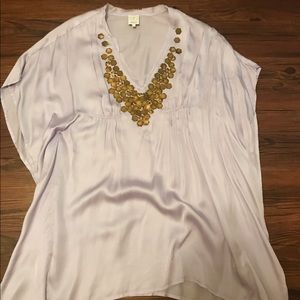 Ella Moss silk dress light lavender