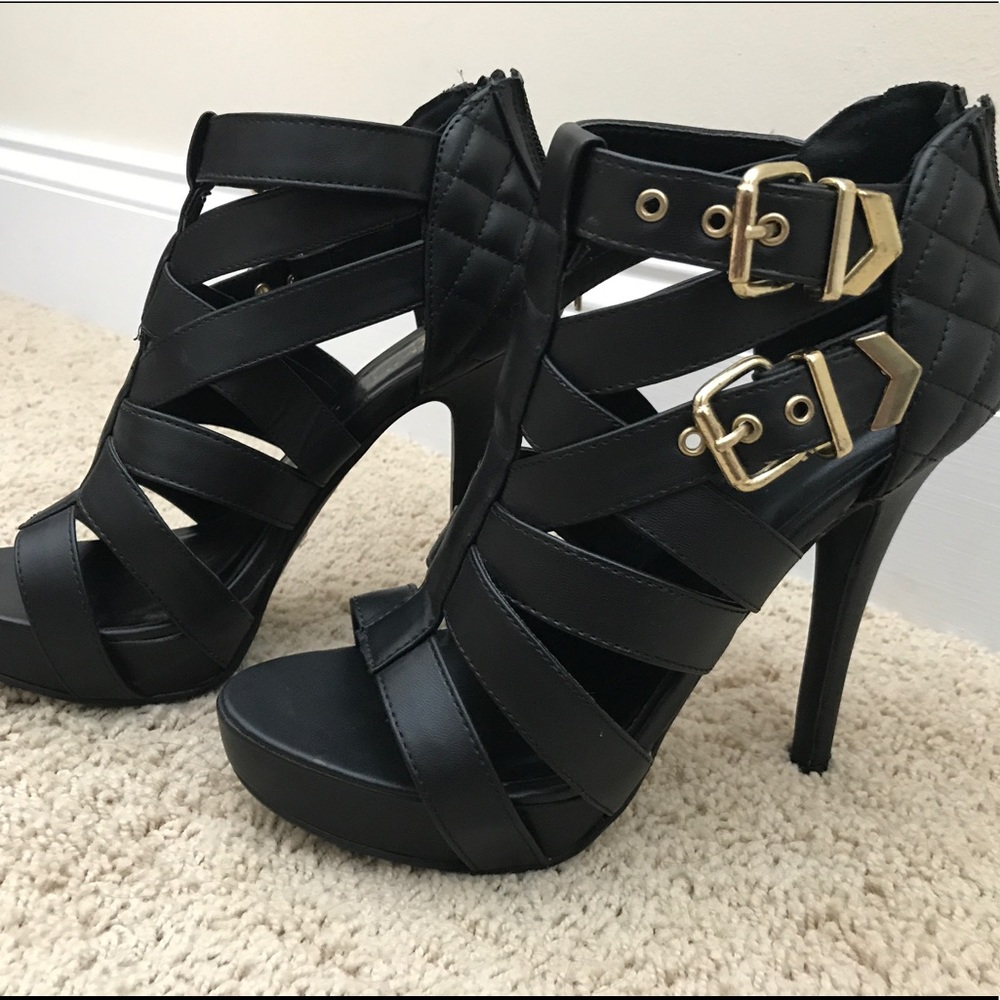 Black heels
