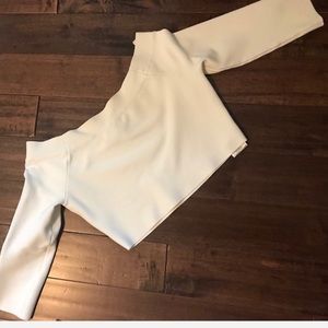 BCBGMAXAZRIA crop top sweater