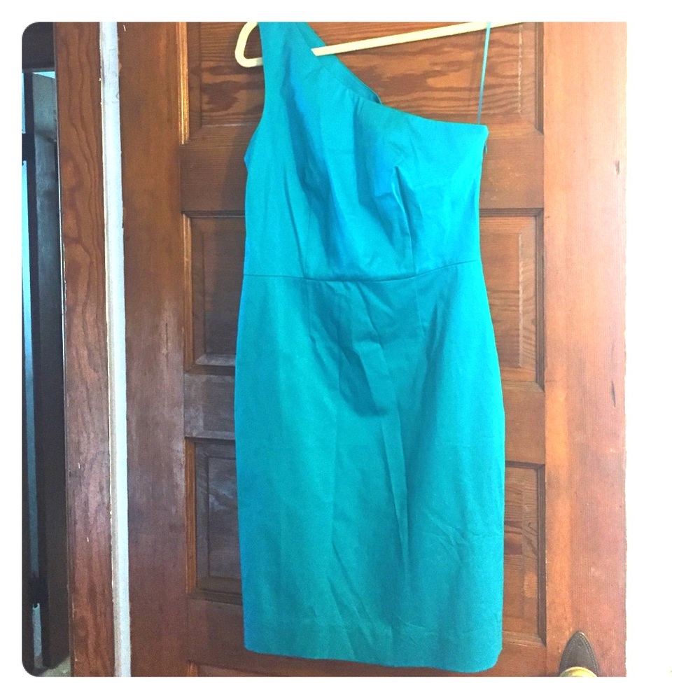 NWT beautiful J Crew one-shoulder dress