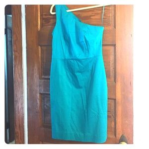 NWT beautiful J Crew one-shoulder dress