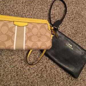 Coach wristlets
