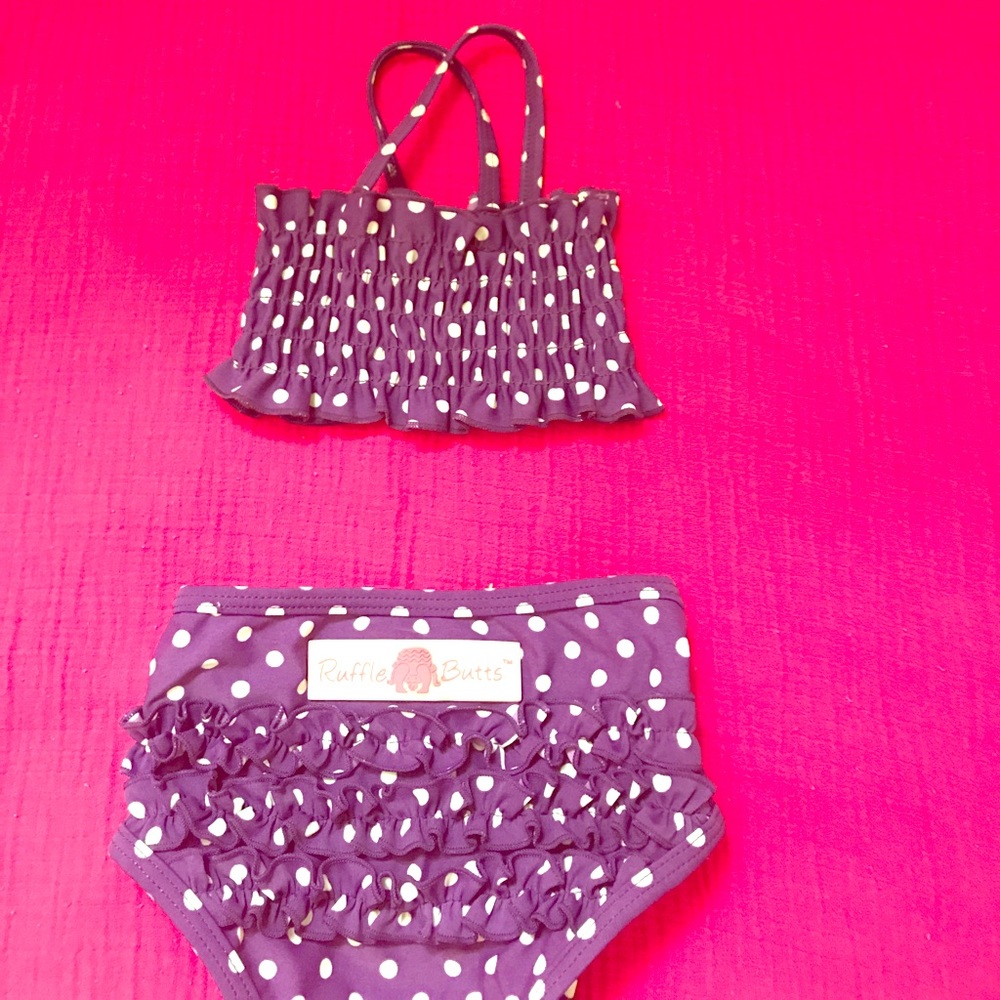 Ruffle bottoms swim suit