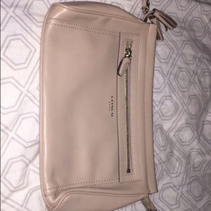 Coach Clutch with wristlet strap