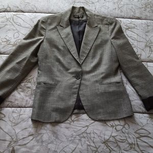 Express Black Crosshatch Jacket