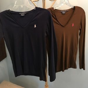 2 Ralph Lauren Long Sleeve Shirts❤️