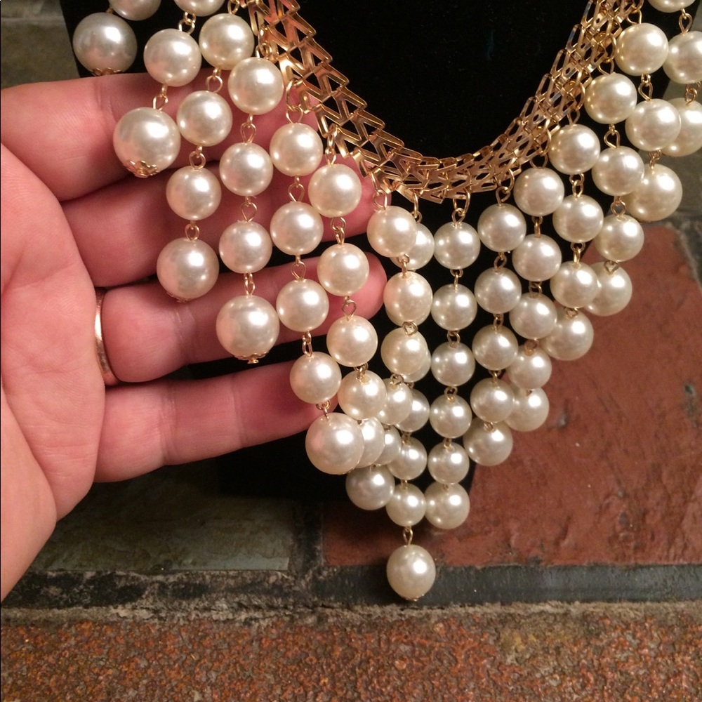 Fashion pearl necklace - Picture 2 of 2