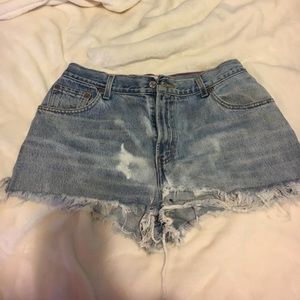 Vintage Levi cut off shorts