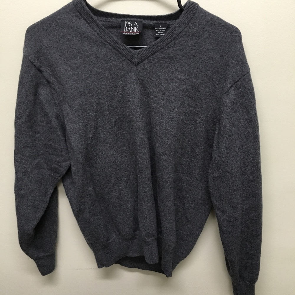 Jos. A. Bank gray sweater vest