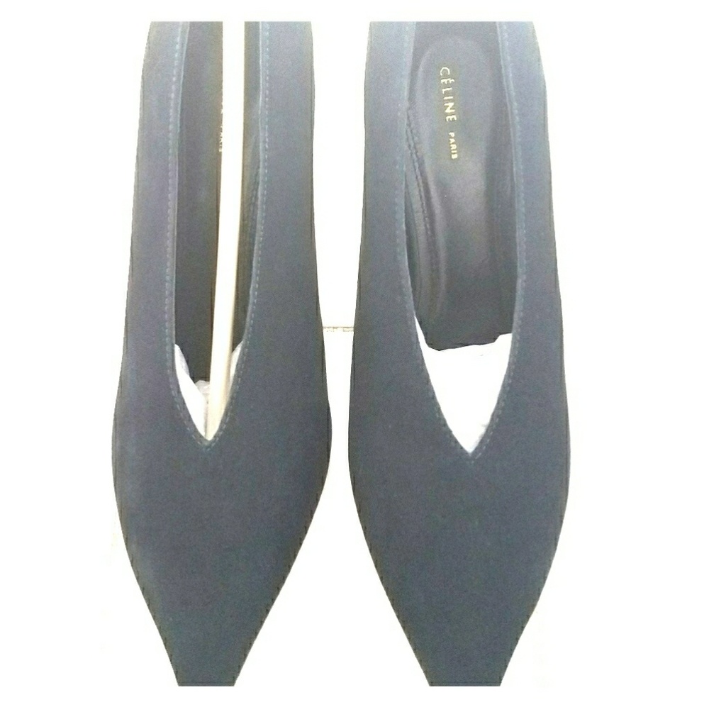Celine Dark Blue Heels