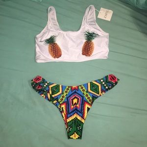 Pineapple bathing suit