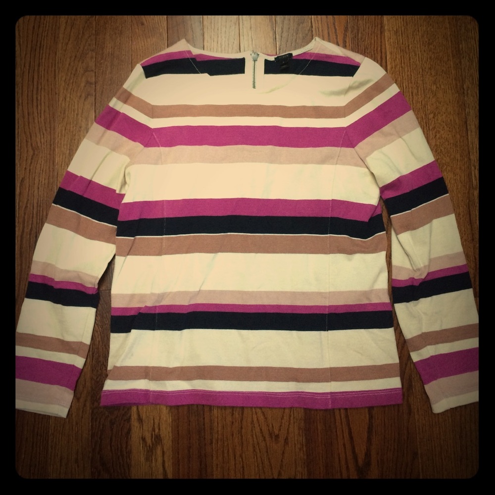 Long-sleeve J Crew top