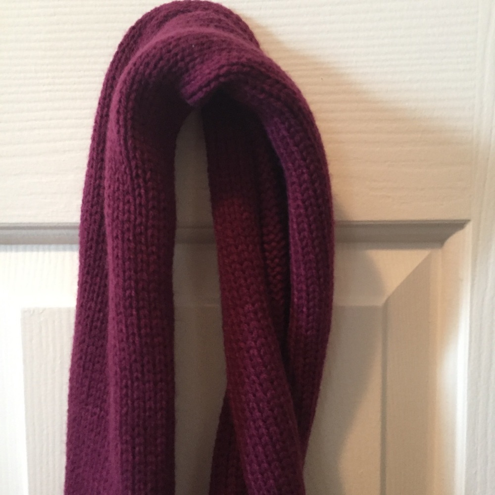 Dark purple/magenta infinity scarf