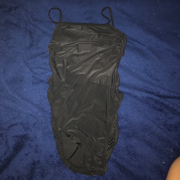 Black backless bodysuit - Picture 2 of 2