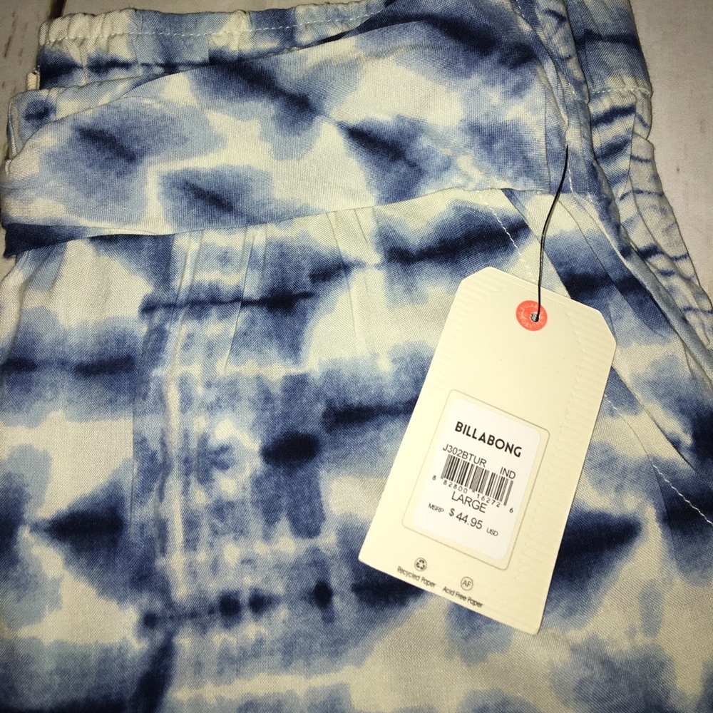 🆕Billabong Turn Away Beach Pants Womens Blue - Picture 5 of 6