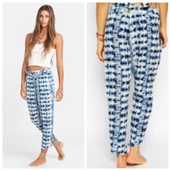 🆕Billabong Turn Away Beach Pants Womens Blue - Picture 3 of 6