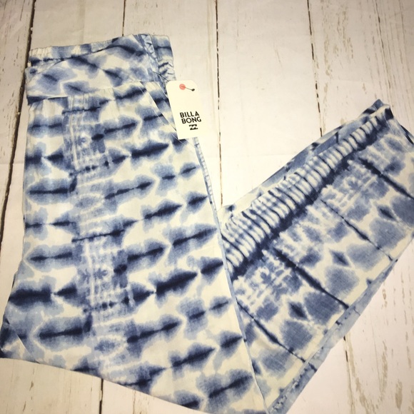 🆕Billabong Turn Away Beach Pants Womens Blue - Picture 4 of 6