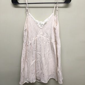 Off white dress with lace