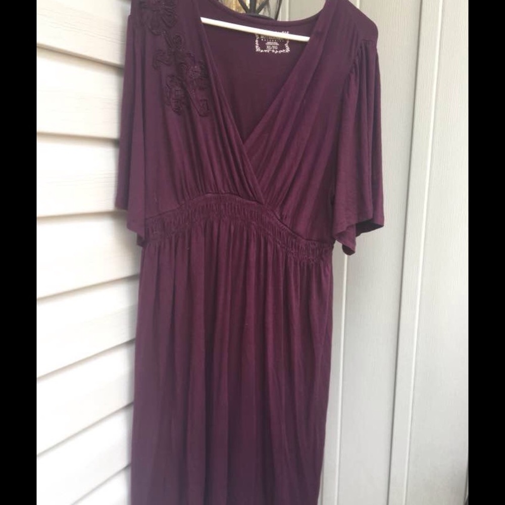 Purple Motherhood Maternity Dress Size XL