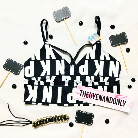 💠SET💠 VS PINK Leggings & Bralette NWT - Picture 2 of 8