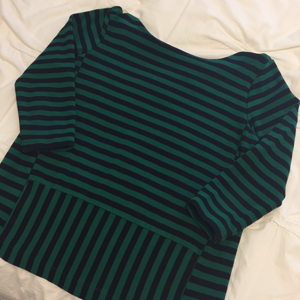 Striped Madewell Blouse