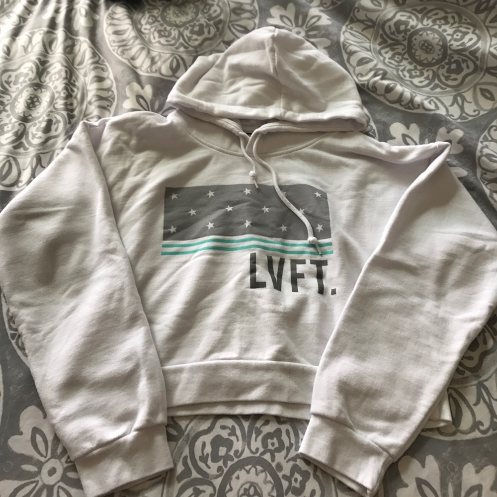 LVFT cropped hoodie