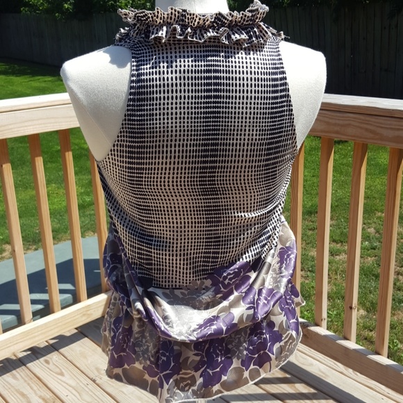 The Limited ruffle neck tank (XS) - Picture 3 of 5