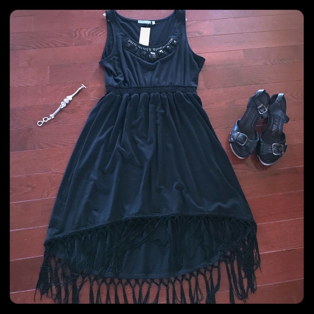 Black high/low dress from Macy's size Large