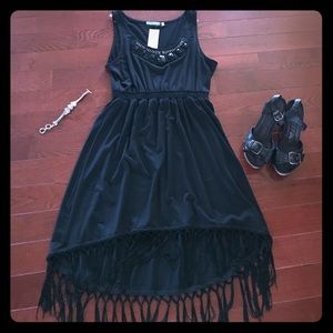 Black high/low dress from Macy's size Large