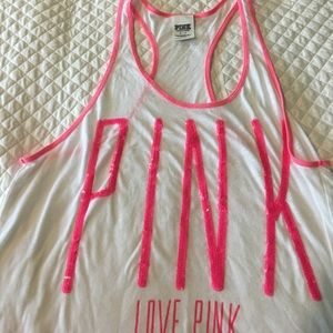 Pink Brand Tank