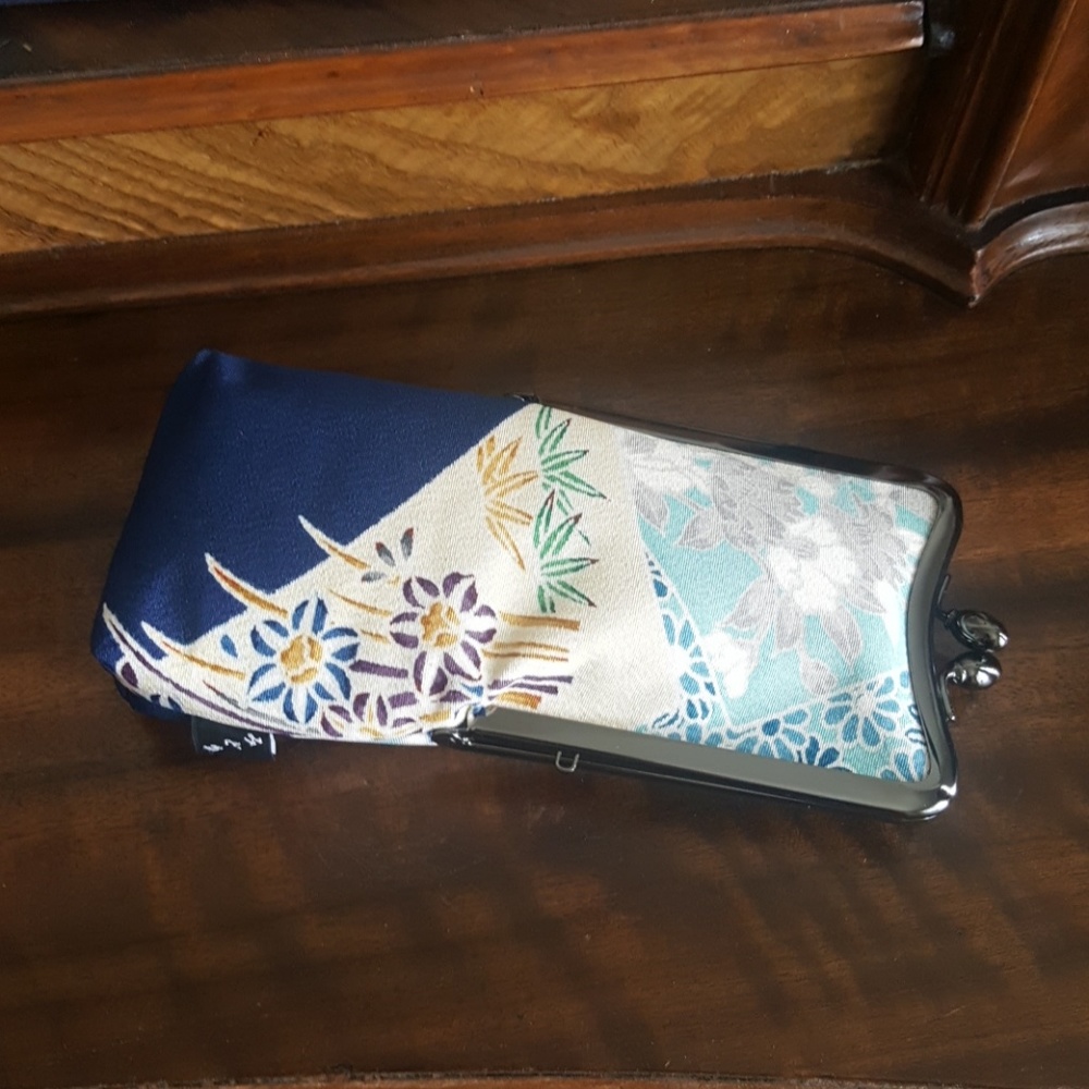 Vintage Japanese Kimono Glasses Case