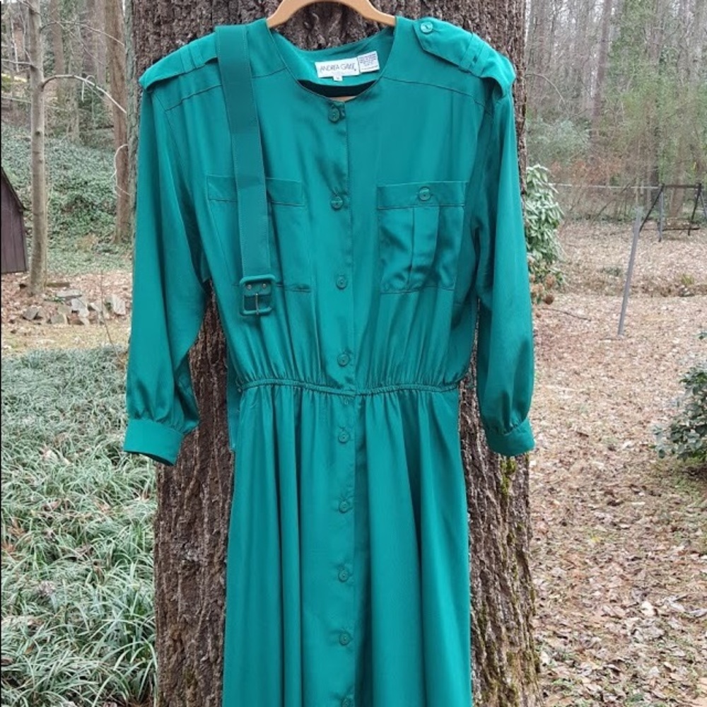 Teal Andrea Gayle Dress