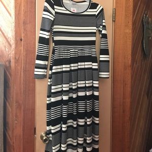 Black and White Stripe Dress