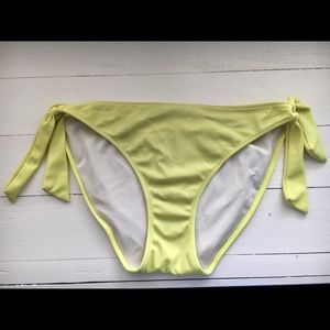SALE! Victoria's Secret Yellow Swim Bottoms Size L