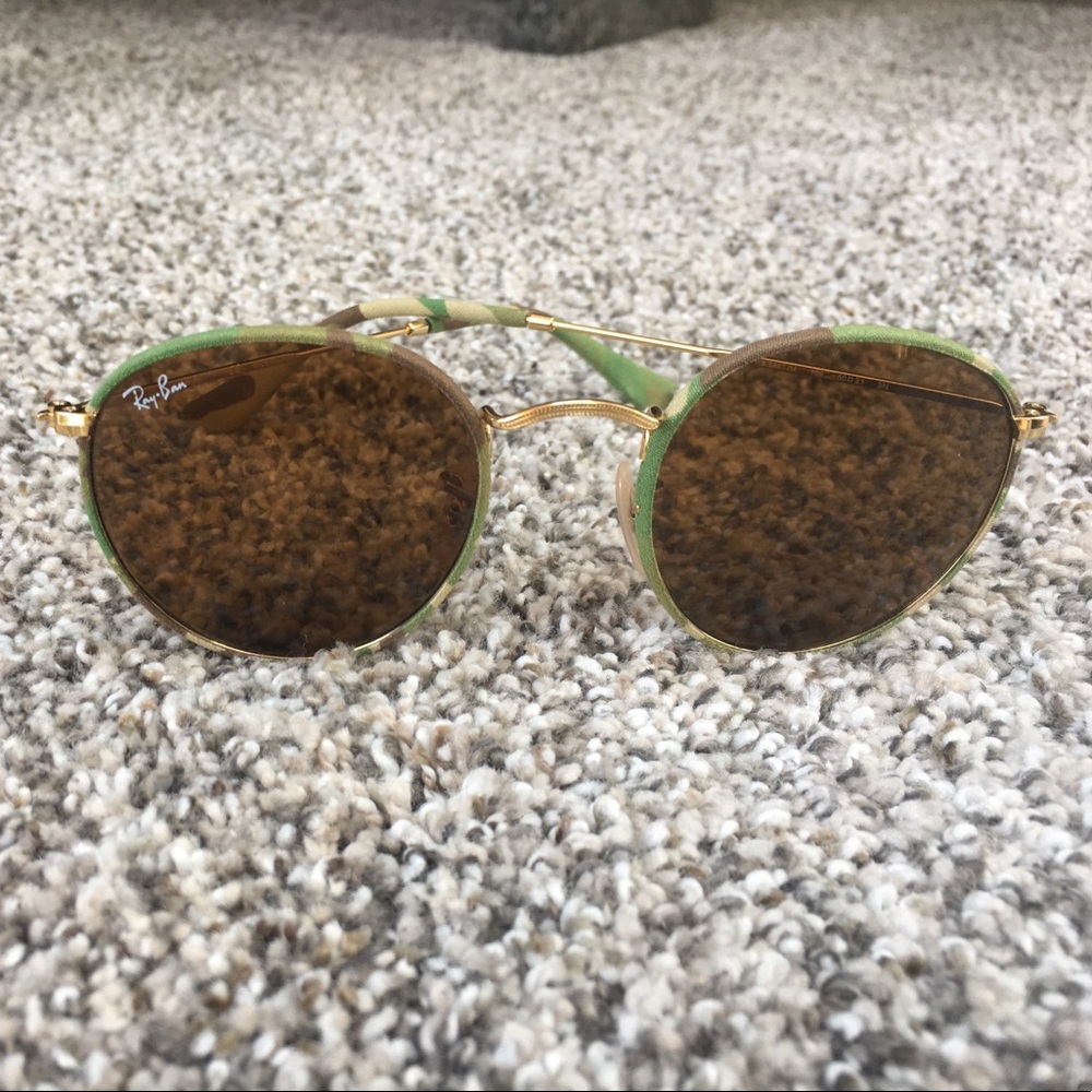 Ray-Ban RB 3447JM 169 Camo Multi Colored Gold