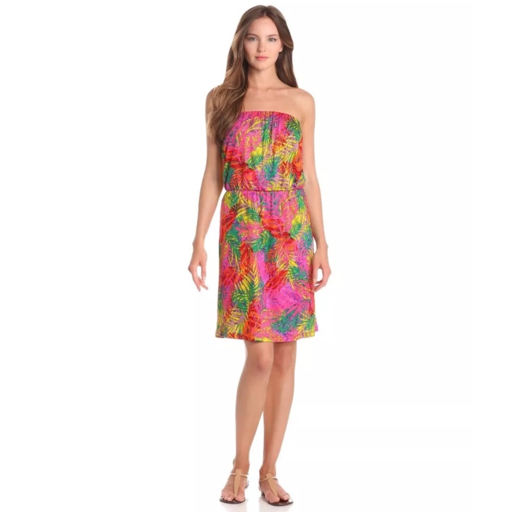 NWT Velvet By Graham Spencer Zach Strapless Dress