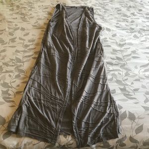 Sleeveless Duster Cardigan