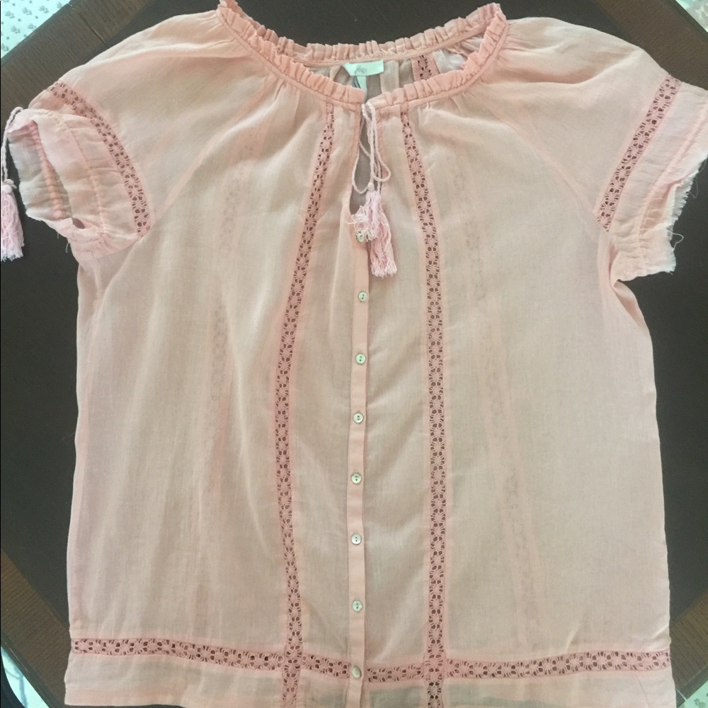 {Joie} Linen Blouse