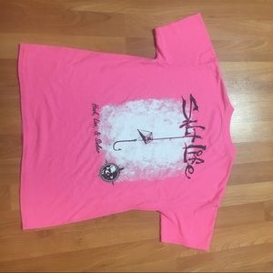A hot pink Salt Life T-shirt.