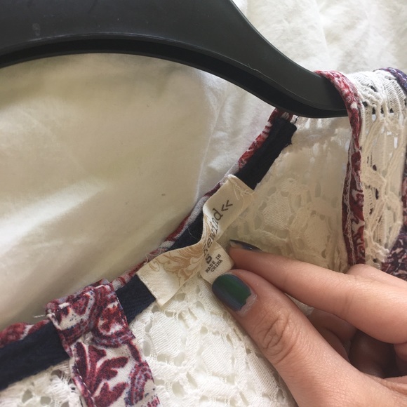 Red, White, and Blue Patterned Tank Top - Picture 4 of 4