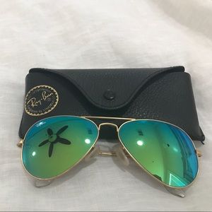 Ray Ban green flash lenses