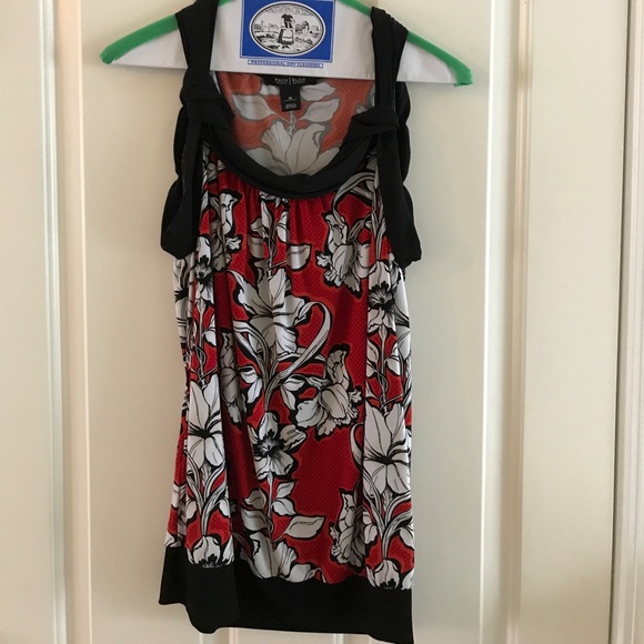 White House Black Market Tops - Floral Tank Blouse