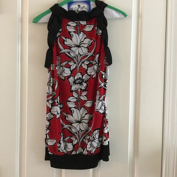 Floral Tank Blouse - Picture 3 of 4