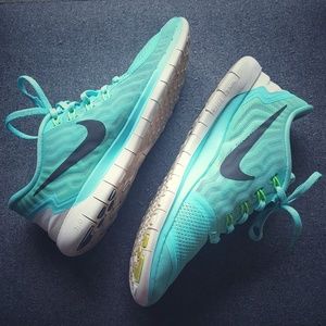 Tiffany Blue Nike Free -Rare color