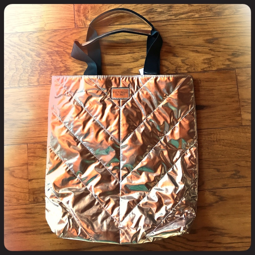 Metallic Rose Victoria's Secret Tote