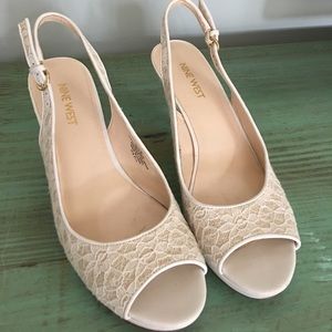 Lace High Heel Sandals