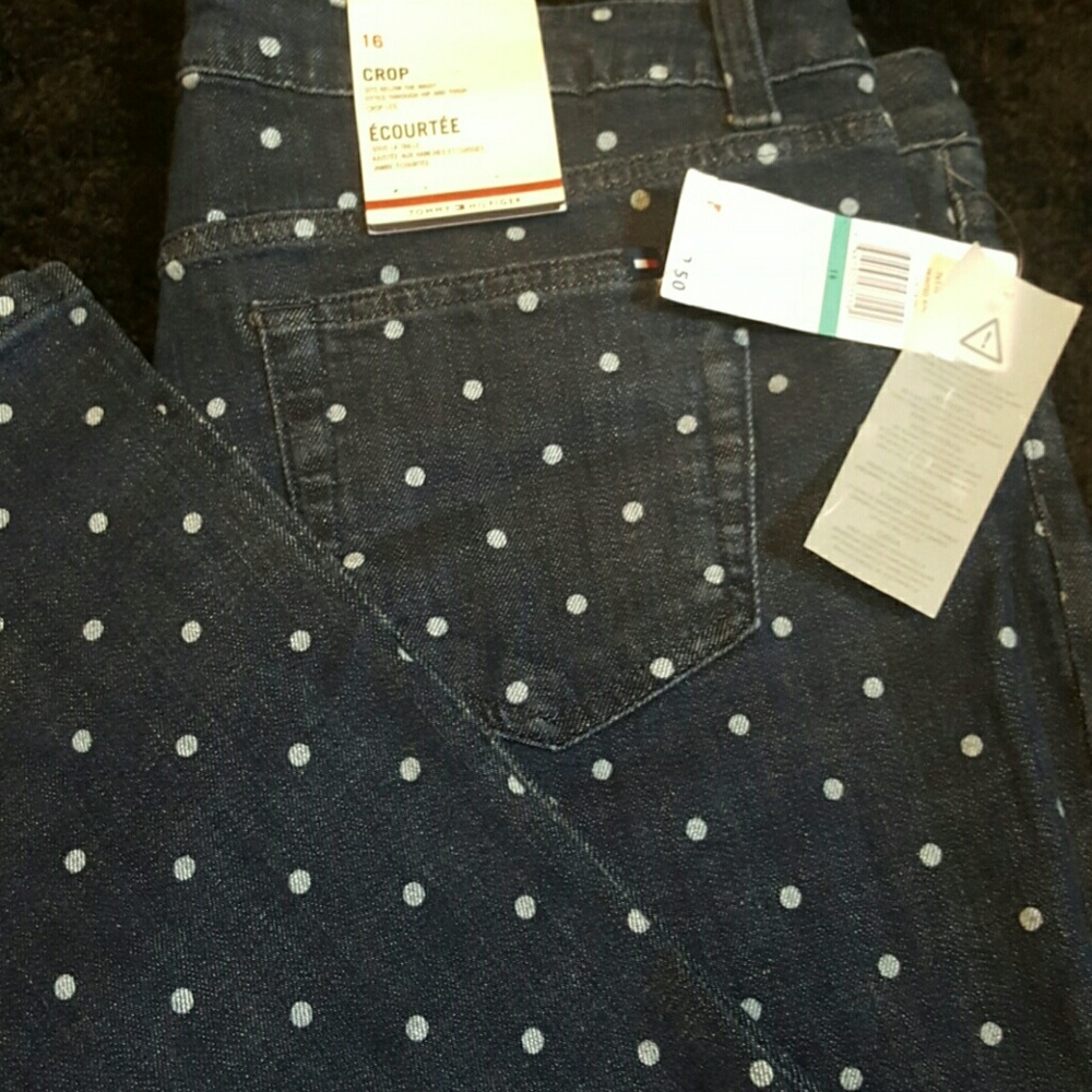 Tommy Hilfiger crop jeans